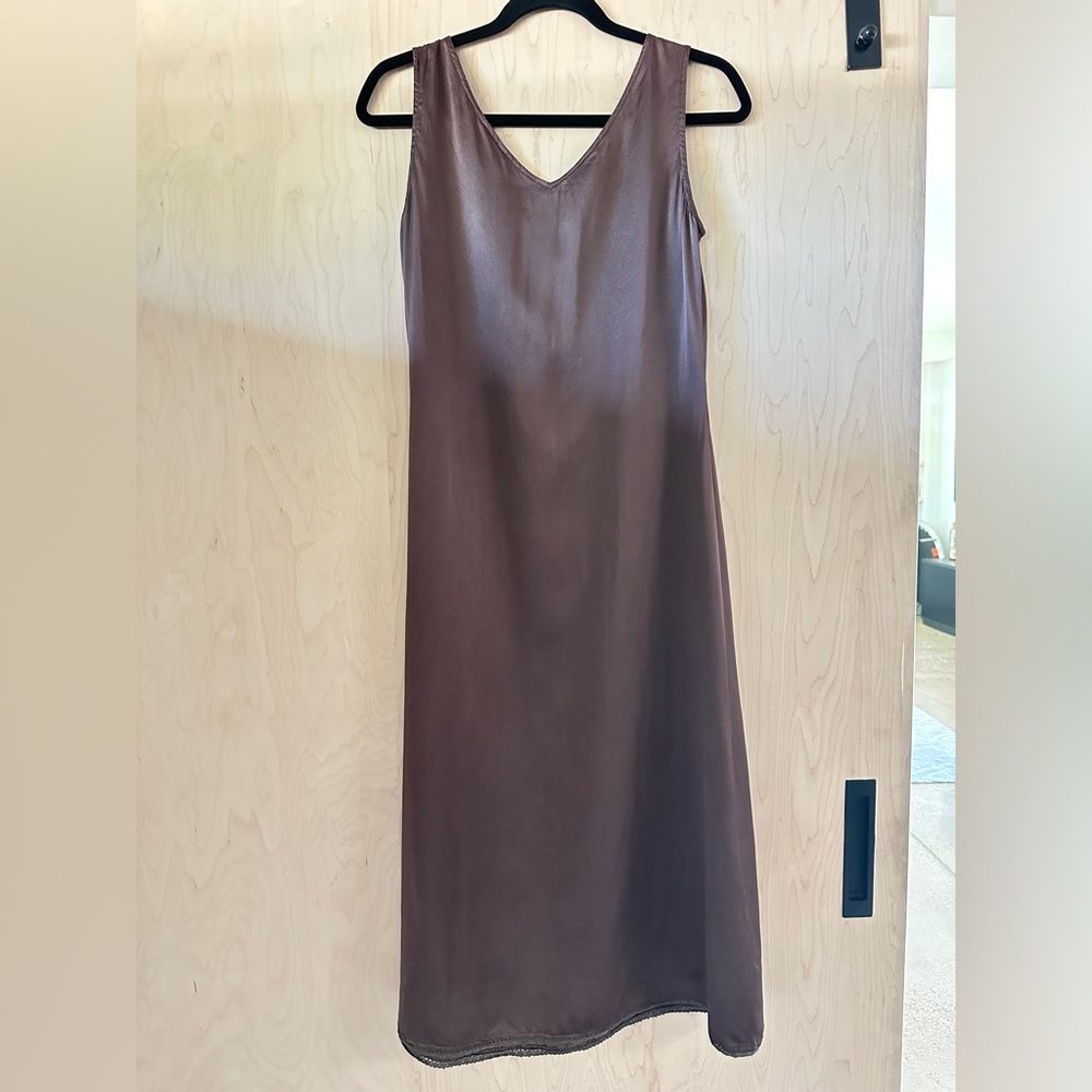 Sundance Silk Brown Dress - Picture 5 of 10